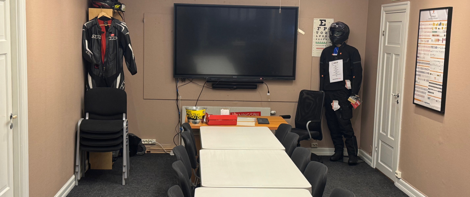 Tempo Trafikkskole avdeling Oslo sine lokaler